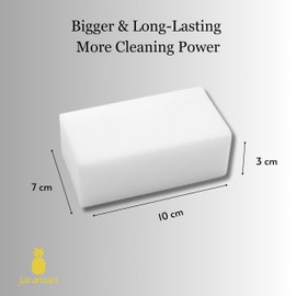 XXL Magic Eraser Sponge, magischer Schwamm aus Melamin, starke Reinigungsschwämme, reinigt Oberflächen im Haus, Küche, Badezimmer, Wände, Schuhe, Pool. Einfach Wasser hinzufügen