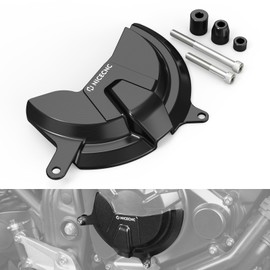 NICECNC Aluminum Clutch Protection Cover Clutch Guard Cover Compatible with Yamaha Tenere 700 /XTZ 700 2019-2024, Yamaha Tenere 700 /XTZ 700 2019-2024, CNC Clutch Shield Cover, Anodization, Black