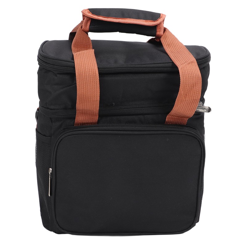 Lunch Bag 2 Deck Messenger Large Capacity Waterproof Leakage Proof
