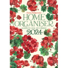 2024 Emma Bridgewater Geraniums Home Organizer Planner