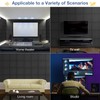 12 Pack Self-Adhesive Acoustic Panels, 12" X 12" X 0.4"