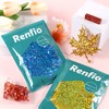 Renfio Rose Gold Chunky Glitter, 3.5 Oz (100g) Metallic PET