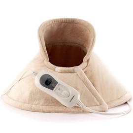 Hangsun TP530 Heating Pad for Back Shoulder Neck with Automatic Shut-Off - with 3 Heat Levels, Overheating Protection, Washable, Soft Microfibre, 62 x 60 cm