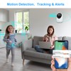 ANTELA 5MP Indoor Surveillance Camera, 2.4GHz/5GHz WLAN Camera, 2-Way Audio,