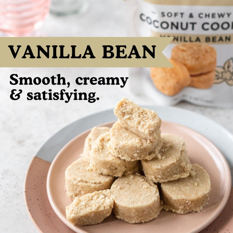 Emmy's Organics Vanilla Bean Coconut Cookies (Pack of 2) |