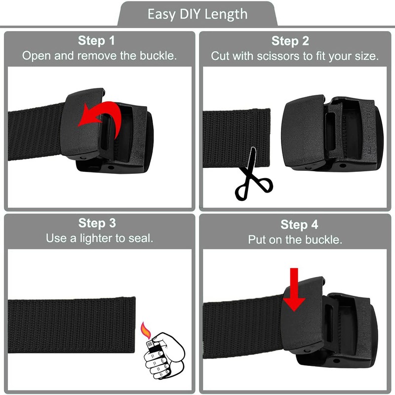 Tenine Tactical Belt Heavy Duty Military Nylon Web Strap Riggers