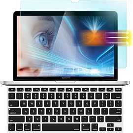 Anti Blue Light Anti Glare Screen Protector for 2015-2012 MacBook Pro 13 A1425 A1502 with Keyboard Cover, Reduces Digital Eye Strain Anti Fingerprint for 2012 2013 2014 2015 Old MacBook Pro 13