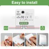 RGBZONE Wireless Remote Light Switch and Receiver Kit, No Wiring,