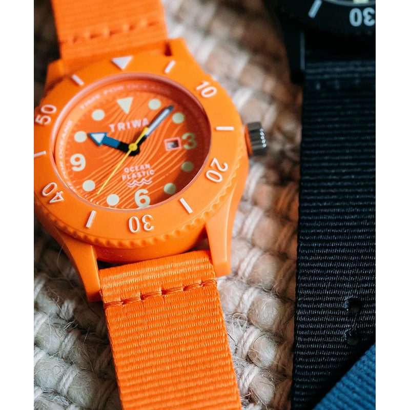 TRIWA TFO203-CL150512 Men's & Women's Time For Oceans Submarina Orange