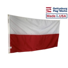 2x3' Poland Flag - All Weather Nylon & Reinforced Stitching - Proudly Made In The USA