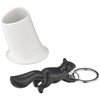 Qualy Squirrel Keyring Keyholder, White/Black