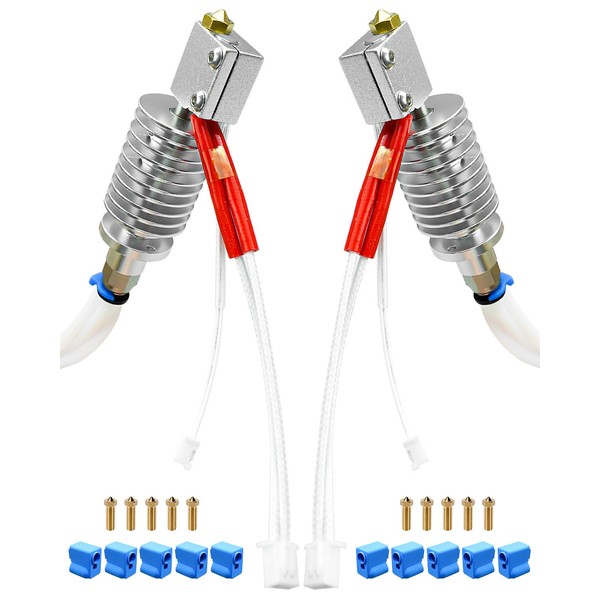 2Pcs 3D Printer Extruder Hotend Print Head Fit for Anycubic