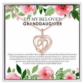 AM ANNIS MUNN Gift for Grandma Necklace Sterling Silver Heart Necklace Generations Grandma Gifts from Grandchildren Birthday Gifts for Women