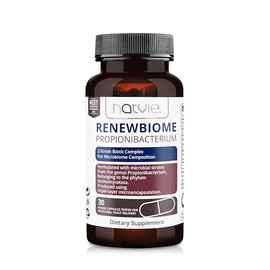 Renewbiome Propionibacterium - Probiotic with Propionibacterium acidipropionici and Propionibacterium freudenreichii subsp. shermanii - 5 billion CFU per 1 gastric juice resistant capsule - 30 capsules
