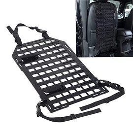 Backseat Car Organizer Panel De Inserción Molle De Caza Rígido, 21.65x14.17in, Con Correas De Sujeción. Práctico Organizador De Asiento De Coche.     