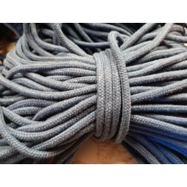 Valley 1/4 " x 200 ft. of Hollow Braid Cotton Blend Rope. Blue. Made In USA