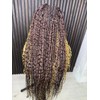 Full Lace Brown and Honey Blonde Two Tone Bobo Knotless