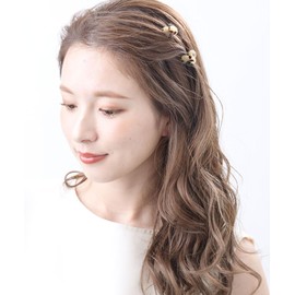 Vingtaine H7672-BE Hair Claw Set of 2 Tortoise Shell Mini Hair Clips, Small Hair Accessories, Present, Popular, Trendy, Gift