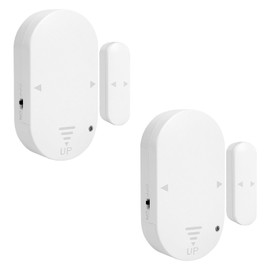 Cuteefun Türalarm, 2 Pack Glasbruch Vibrationssensor, 130dB Laute Tür Sensor, Einstellbare Lautstärke Fensteralarm Einbrecheralarm, Fenster Alarm für das Haus Sicherheit, Geschäft, Wohnung