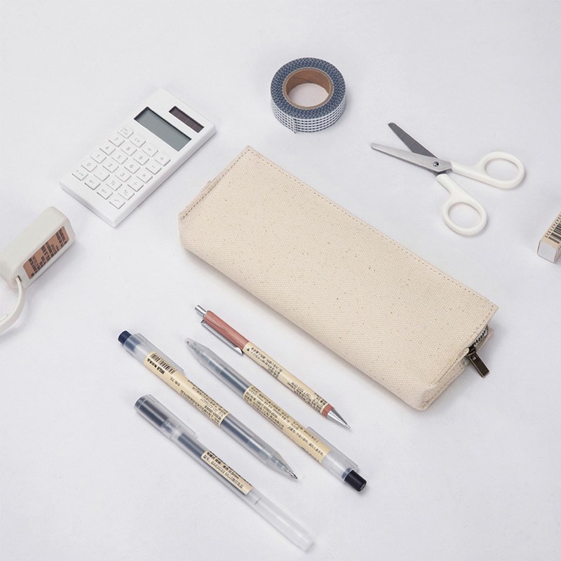 YONBEN Canvas Pencil Case Lightweight and Durable Ideal Canvas Pencil