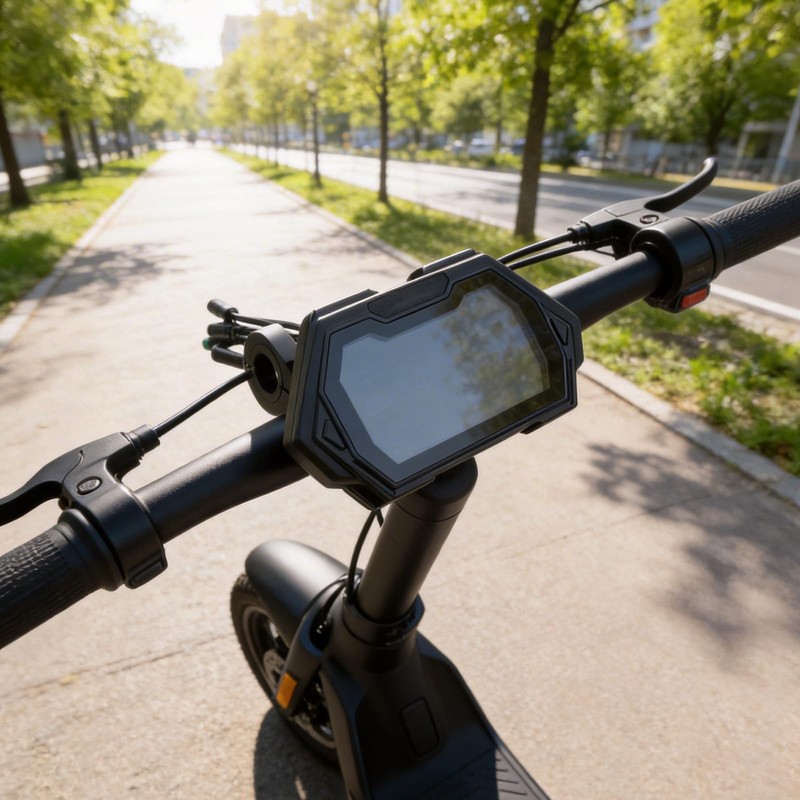 Electric Scooter LCD Display Dashboard Meter with Clear Screen and