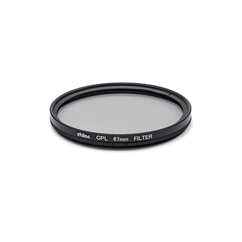 vhbw Universal Polarising Filter for Camera Lenses with 67 mm