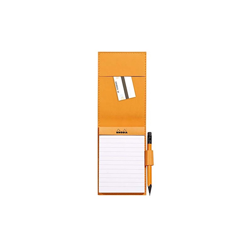 Rhodia Rhodiarama Notepad with Protective Cover Faux Leather 8.4 x