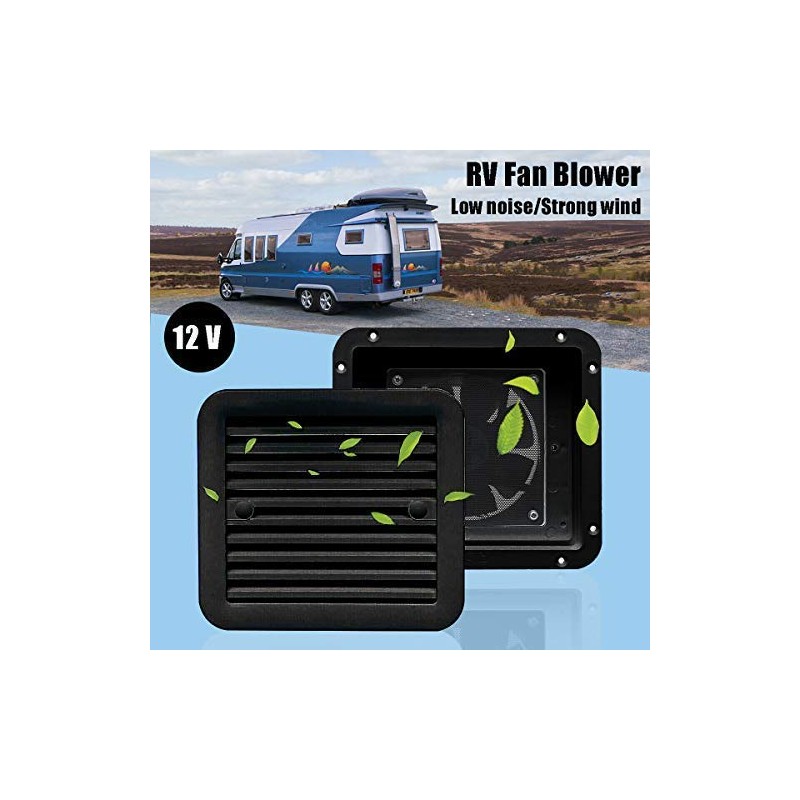 MASO 12V One-Way Silent Cooling Fan Side Exhaust Port Air