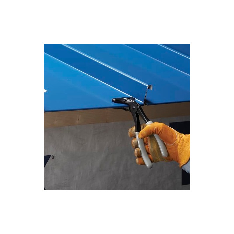 Malco SG11 Cast Steel Offset Seamer and Tong Vinyl-Gripped Non-Marring