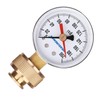Measureman 2" Water Pressure Test Gauge, 3/4" Female Hose Thread,