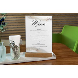 SIGEL DP625 High-Quality Writing Paper "Water Colour Gold Beige" A4 100 Sheets Motif on Both Sides 90 g/m² Sustainable Paper