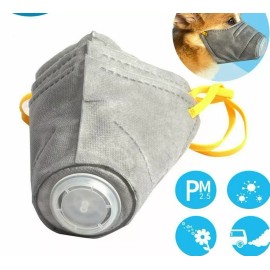 Unbranded Comfortable Gray Dog Face Nose Mouth Cover - Size M -  dog Muzzle ship from USA