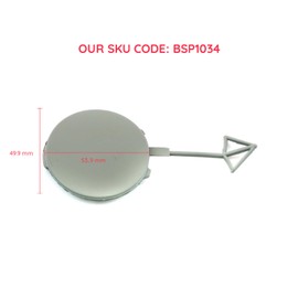 ESC ESP1034 Rear Tow Hitch Eye Hook Cover Cap 1P08077441 for S.e.a.t L.e.o.n MK2 1P 2006-2012