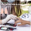 Healvian 1 Pair of Manicure Gloves Uv Hand Protector Soft