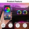 2 Luces LED para Coche, 32 bits De Color, Luces