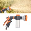 Garden Hose Nozzle 8 Spray Pattern Hose Hand Sprayer for
