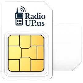 Global-PTT RadioUp.us - 1 Year IoT SIM | 3 Major Carrier | 2Gb of Data| Auto-Switching