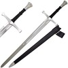 Medieval Warrior The Crecy Full-Tang Tempered Handfroged Handmade Real Sword
