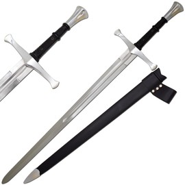 Medieval Warrior The Crecy Full-Tang Tempered Handfroged Handmade Real Sword (906-NEW)