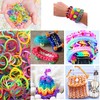 6000-Pack Rubber Loom Bands Making Kit,50PCS S-Clips10-Hooks,Colorful Rubber Bands Refill