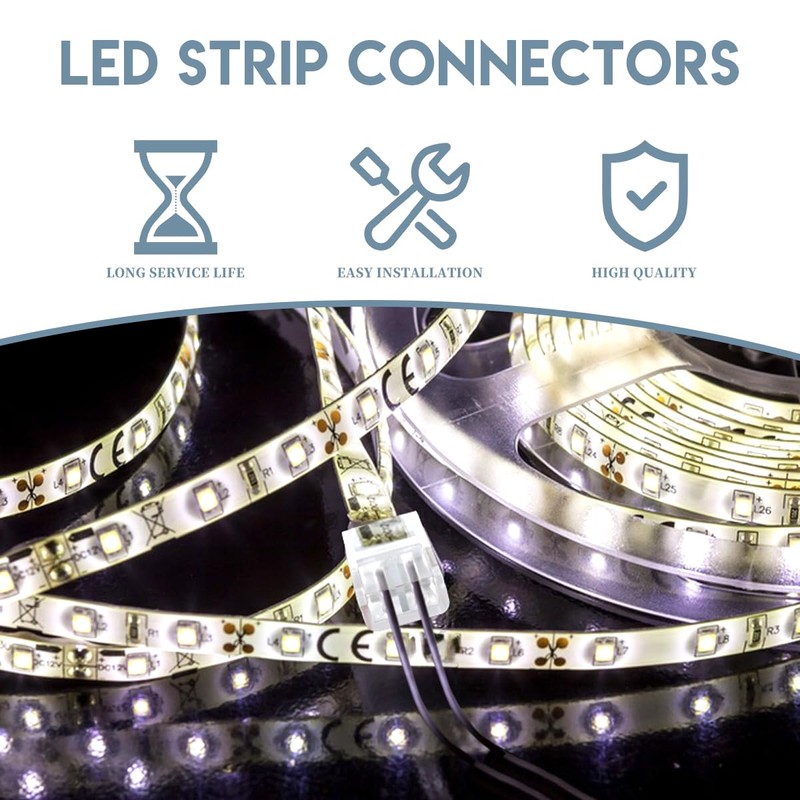 Innfeeltech Pack of 20 Strip Connector Wire Quick Connector for