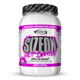 Gaspari Nutrition SizeOn, The Ultimate Hybrid Intra-Workout Amino Acid & Creatine Formula, Increased Muscle Volume & Muscle Recovery (Grape Cooler)