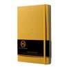 A5 Index Notebook Hardback Leatherette Cover 8mm Ruled Margin A-Z
