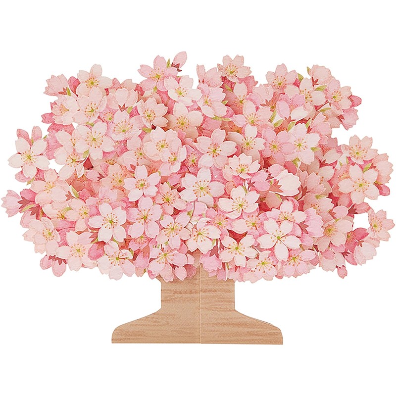 Sanrio JSC 14-4 691127 Message Card, Spring, Cherry Blossom Tree,