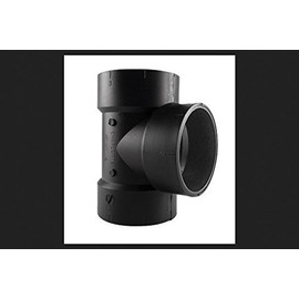 Charlotte Pipe Vent Tee Abs/Dwv 2 " 90 Deg. Black