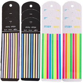 XINYUICEAN Marcadores Adhesivos, 12 Cajas/1920 Tiras Indices Adhesivos Pestañas, Colores Notas Adhesivas Marcapaginas Adhesivos, Notas Adhesivas Transparentes Removibles, Notas Adhesivas Guiadas