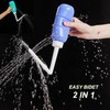 2PCS-Pack 2-in-1 Portable Bidet Vaginal Douche,450ml Travel Bidet Bottle Perineal