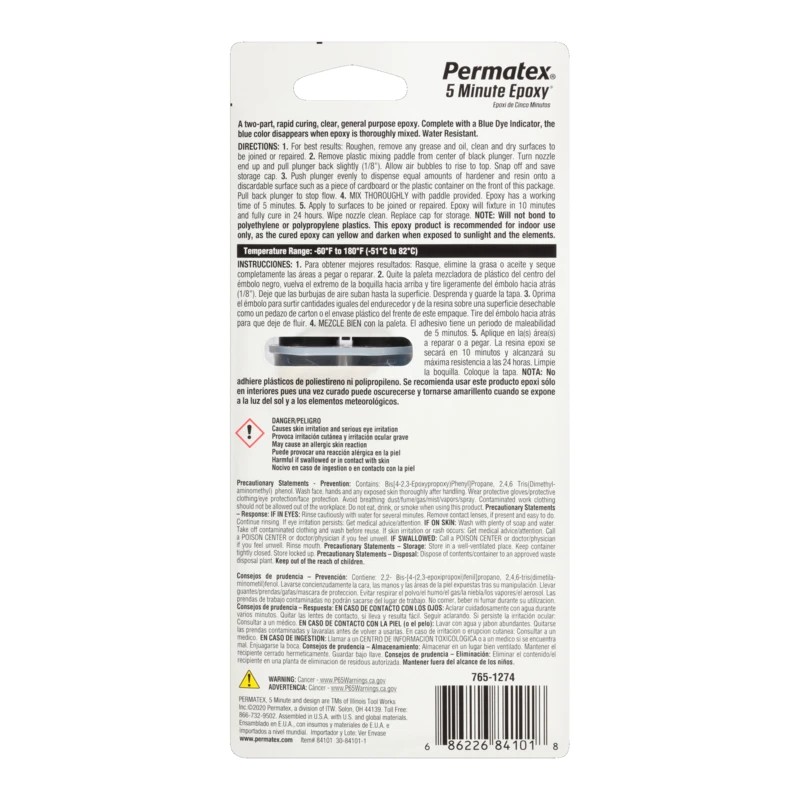 Permatex® 84101 - 25ml 5 Minute Epoxy Gel