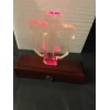 Indiana University IU Hoosiers desktop LED light up logo w/