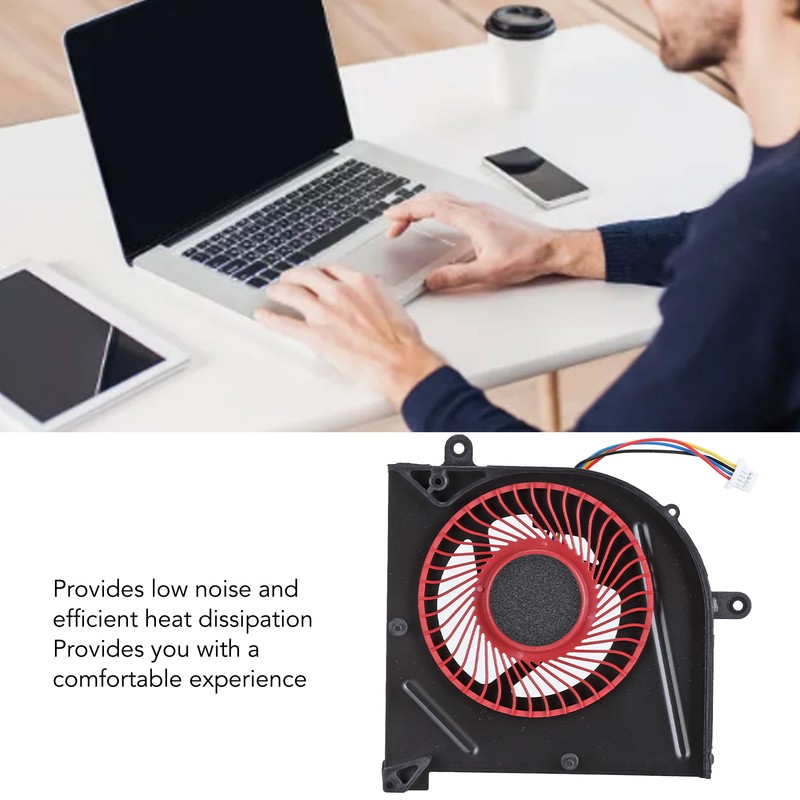 CPU Cooling Fan 4 Pin Power Connector Replacement Laptop CPU